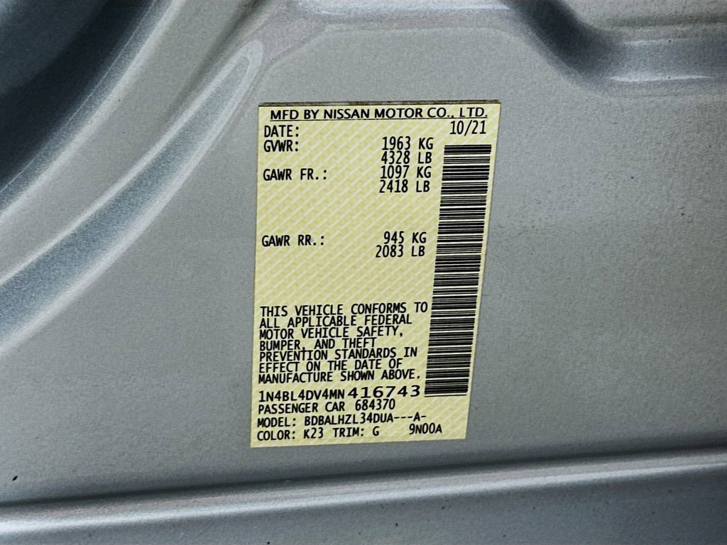 Used 2021 Nissan Altima 2.5 SV image 27