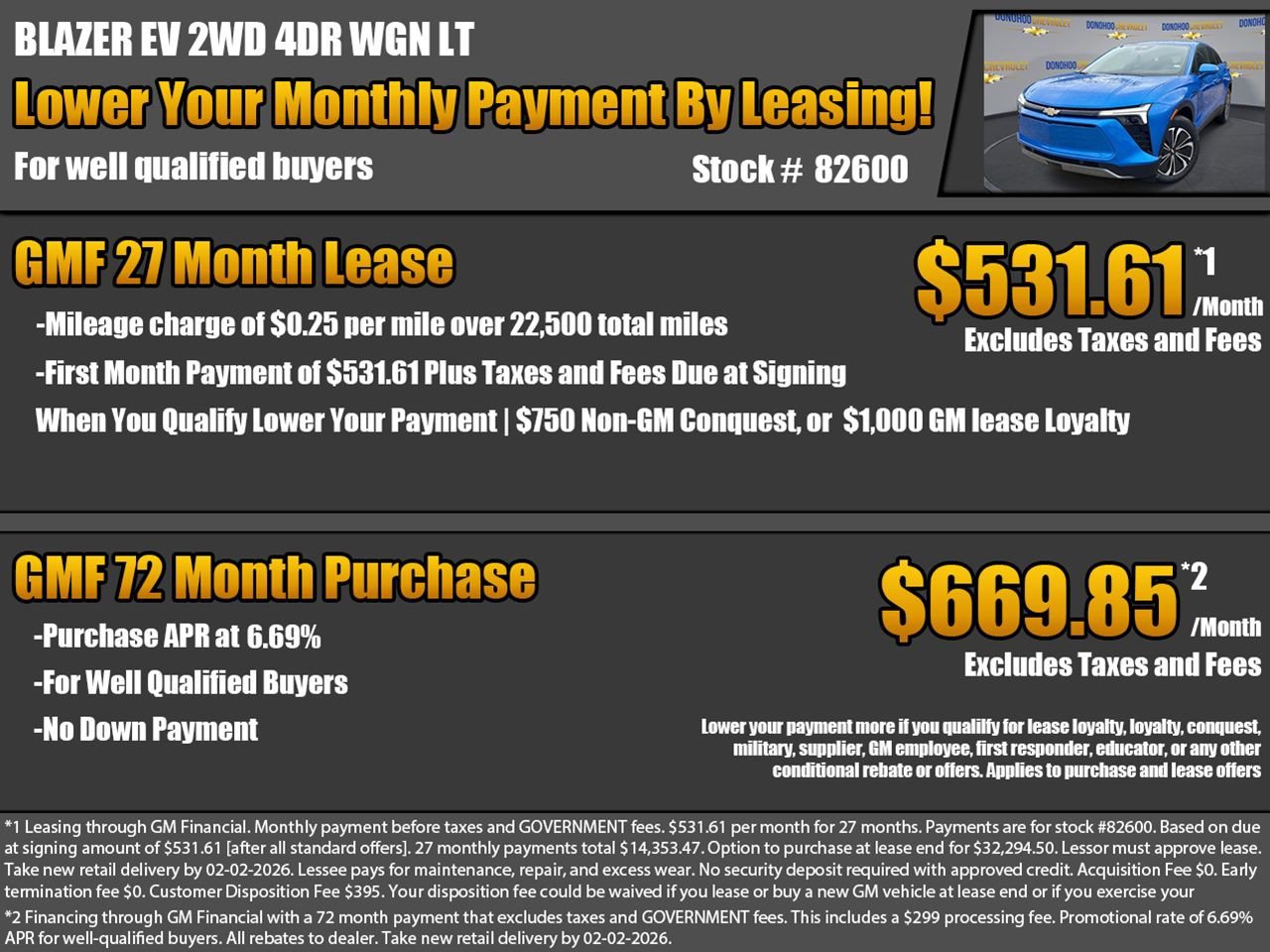 New 2026 Chevrolet Blazer EV LT image 2