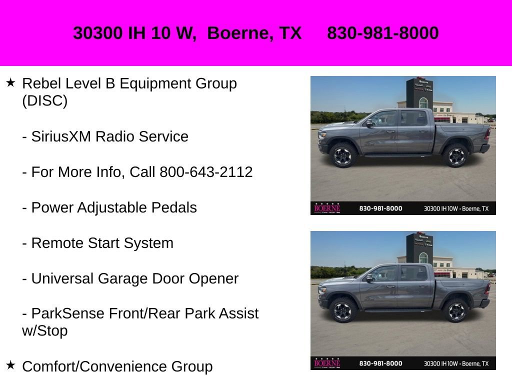 Used 2022 RAM 1500 Rebel w/ Rebel Level B Equipment Group AWD/4WD image 20