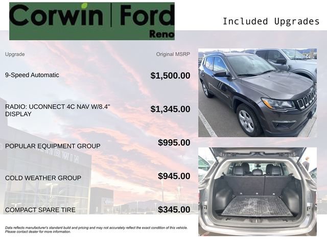 Used 2019 Jeep Compass Latitude w/ Popular Equipment Group image 3