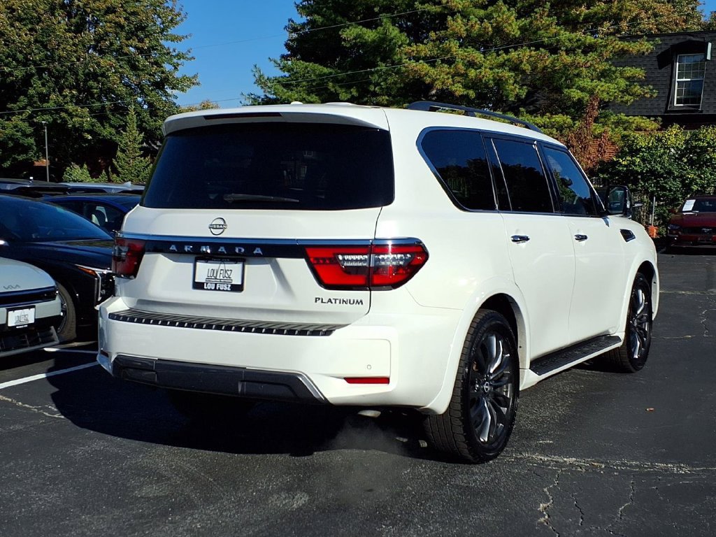 Used 2023 Nissan Armada Platinum w/ Captain's Chairs Package AWD/4WD image 2