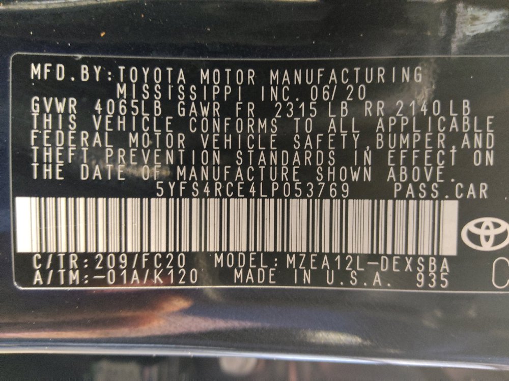 Used 2020 Toyota Corolla SE FWD image 33