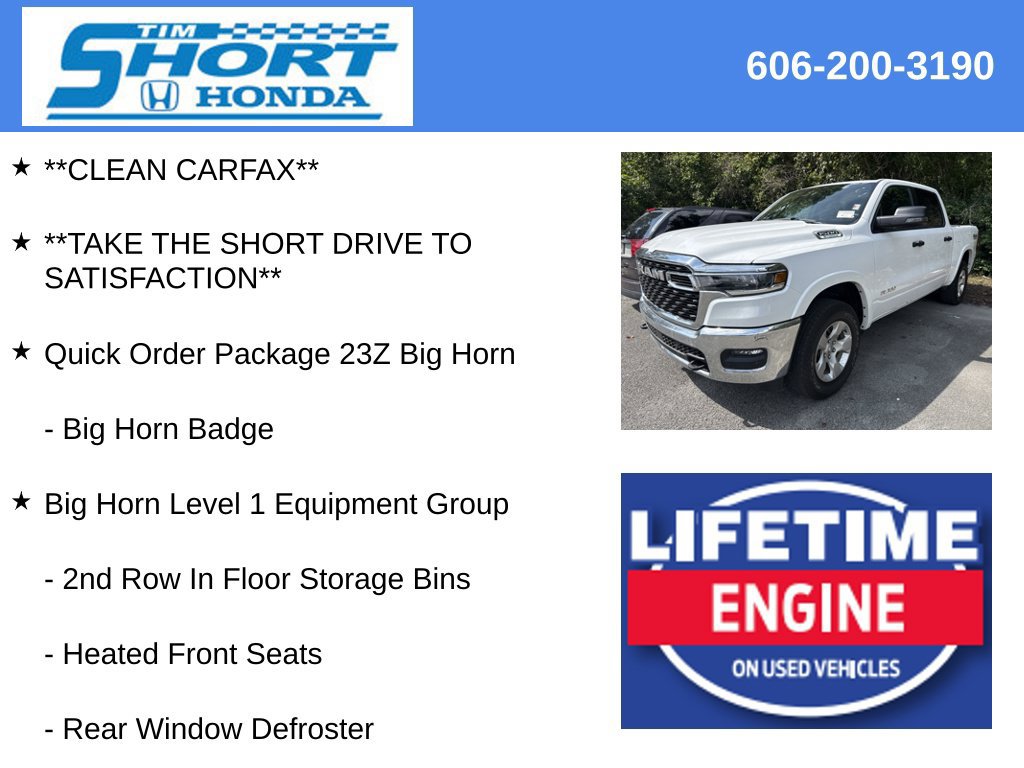 Used 2025 RAM 1500 Big Horn AWD/4WD image 5