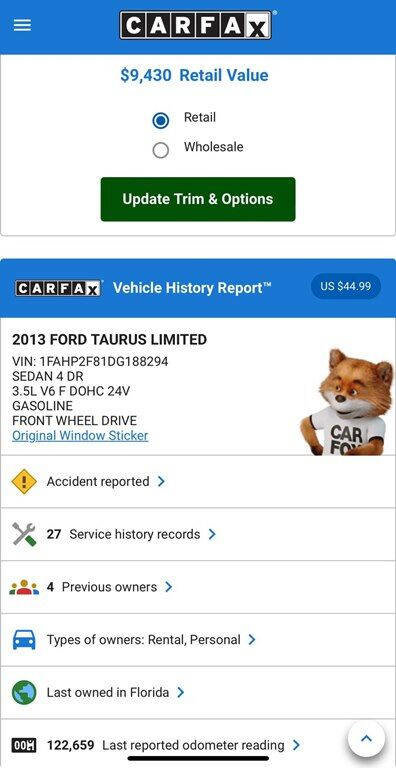 Used 2013 Ford Taurus Limited image 19