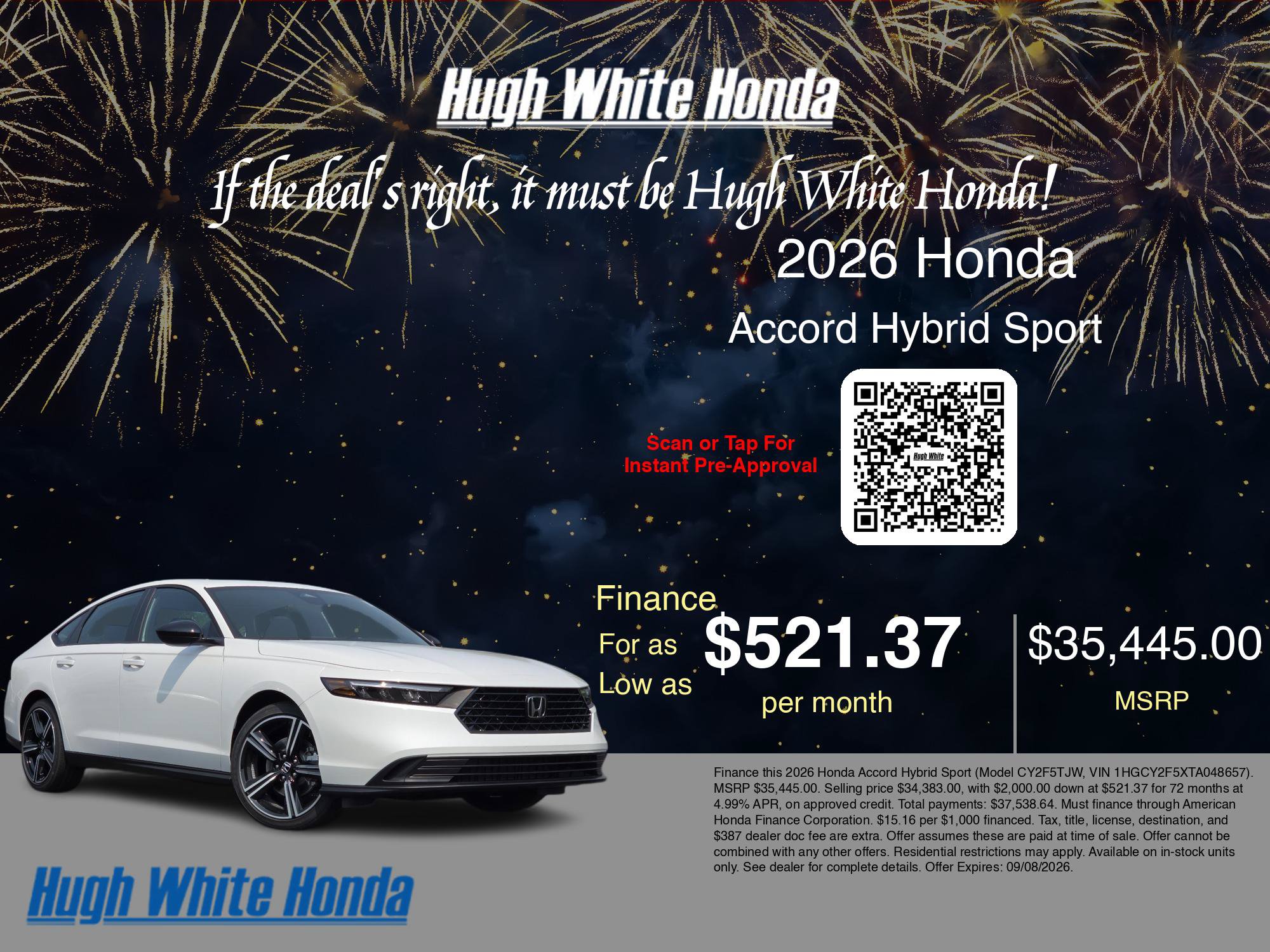 New 2026 Honda Accord Sport image 7