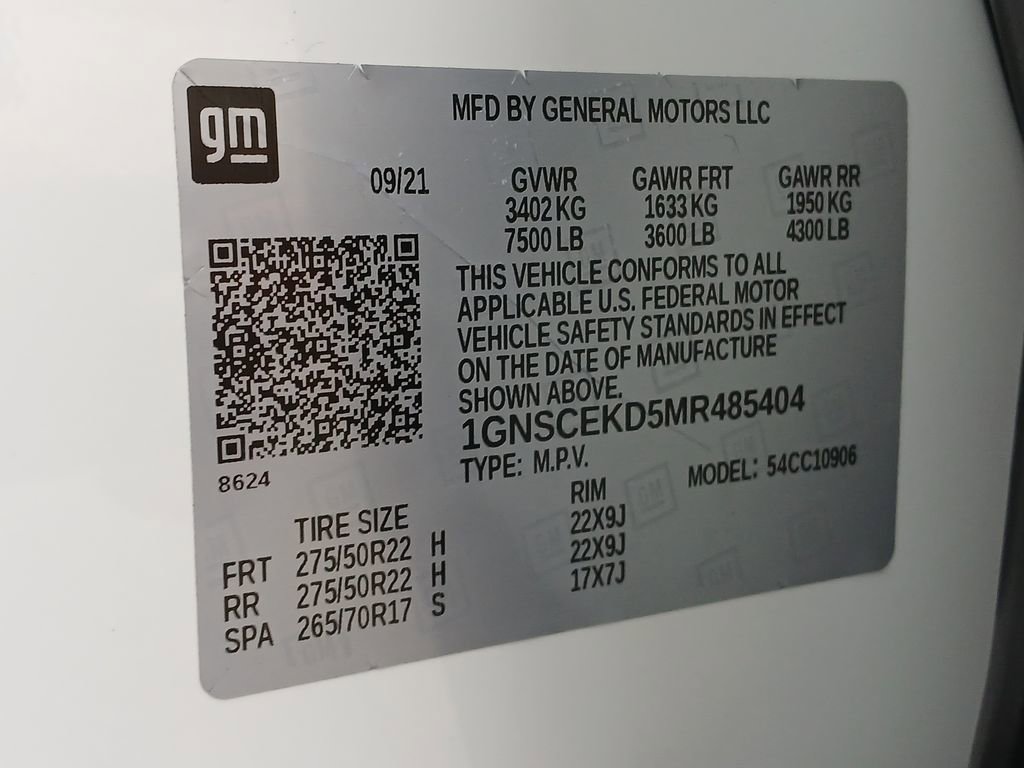 Certified 2021 Chevrolet Suburban RST image 35