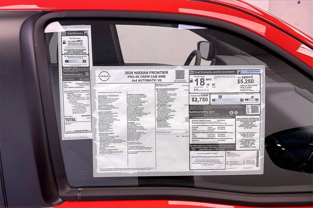New 2026 Nissan Frontier PRO-4X image 13
