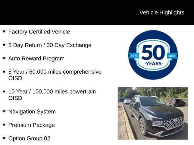 Certified 2023 Hyundai Santa Fe SEL w/ Premium Package AWD/4WD image 5