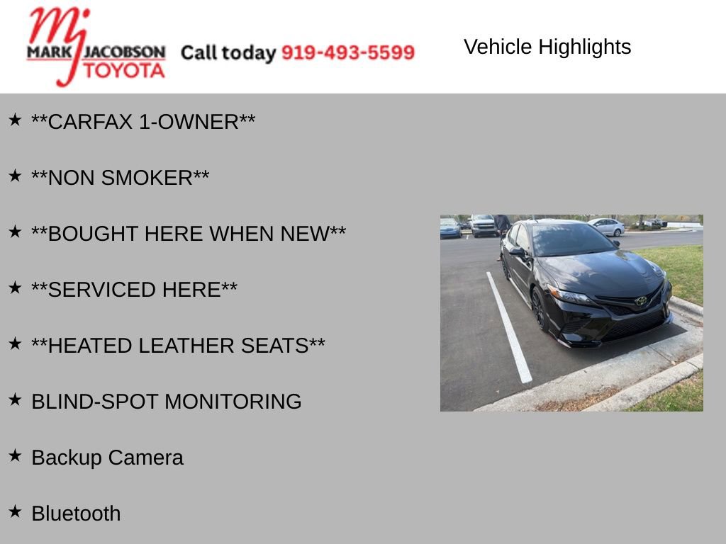 Used 2024 Toyota Camry TRD w/ TRD Package w/JBL Audio image 6