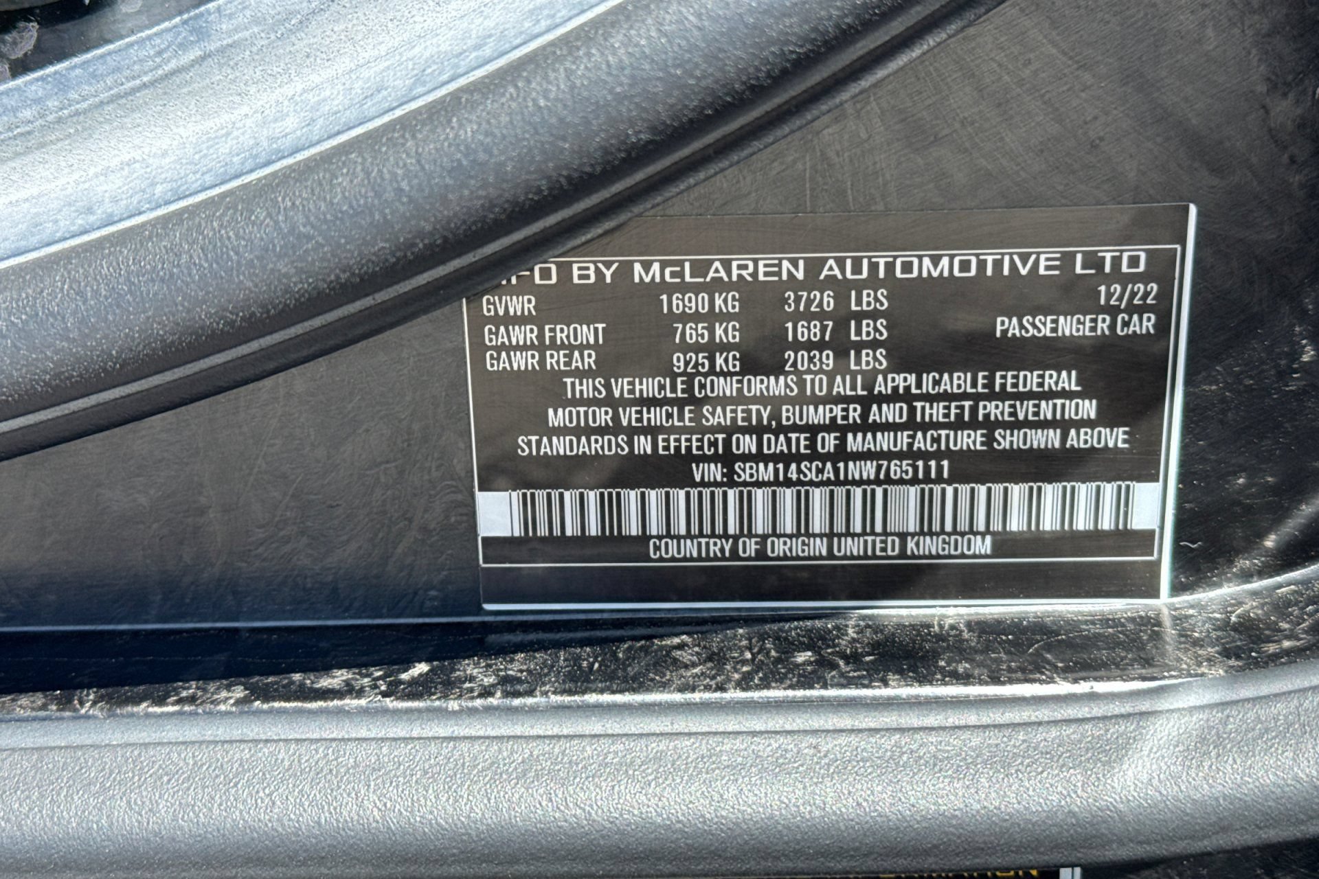 Used 2022 McLaren 765LT RWD image 43