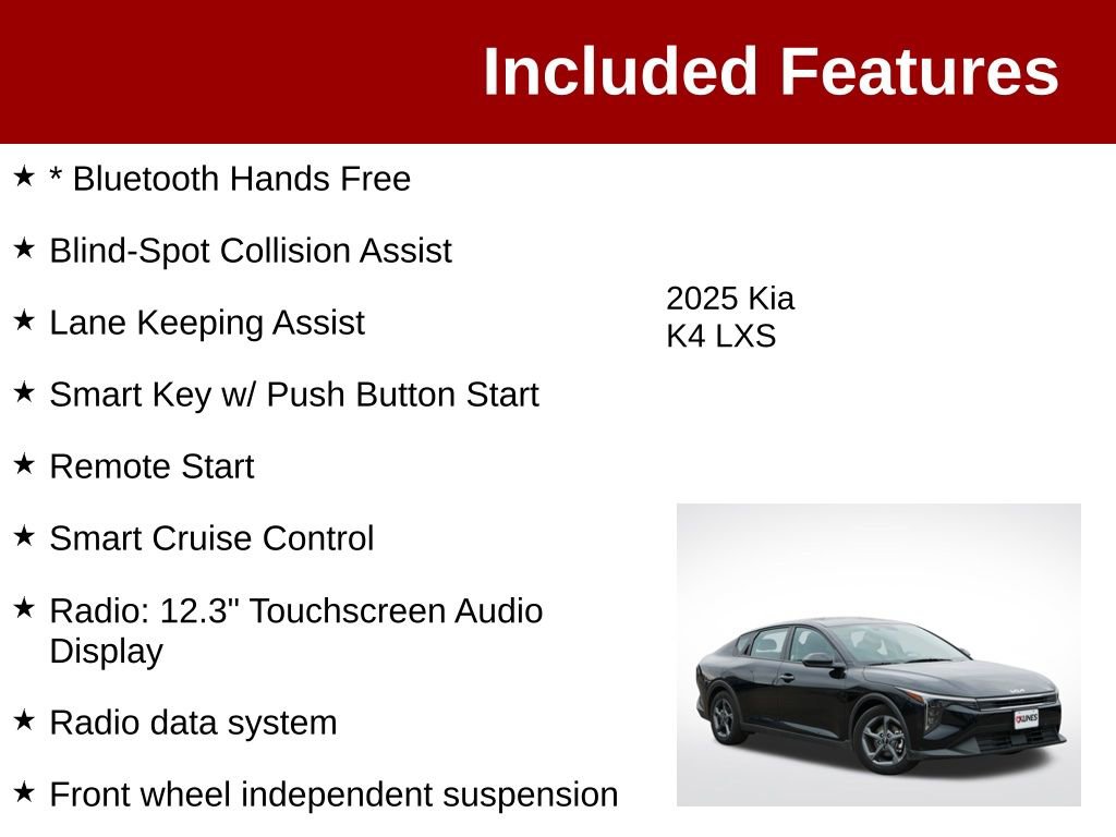 Used 2025 Kia K4 FWD image 3