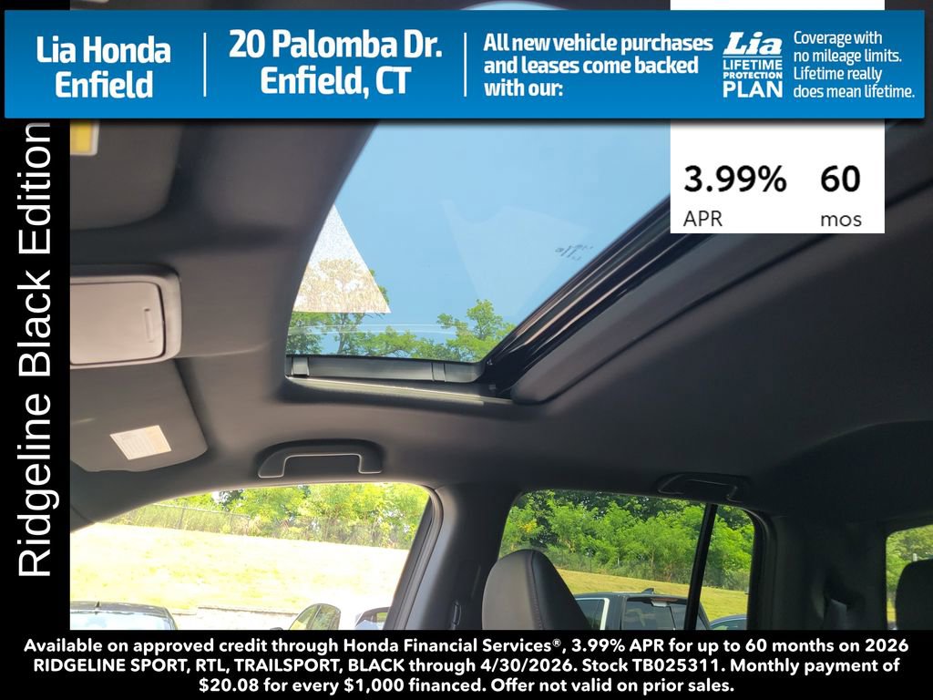 New 2026 Honda Ridgeline Black Edition image 30