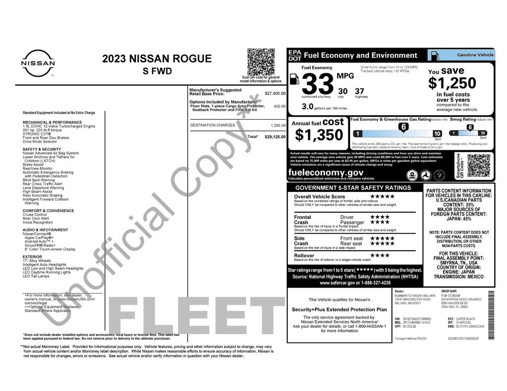 Used 2023 Nissan Rogue S FWD image 27