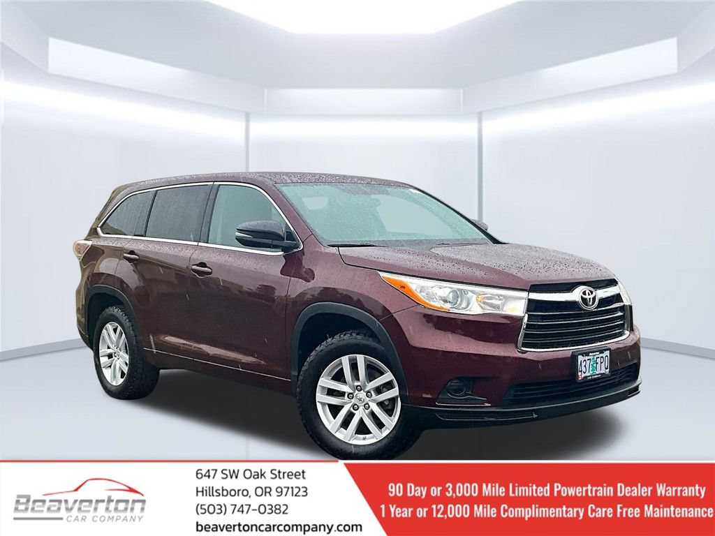 Used 2014 Toyota Highlander LE FWD image 1
