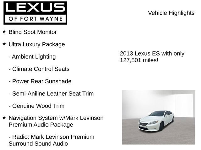 Used 2013 Lexus ES 350 FWD image 8