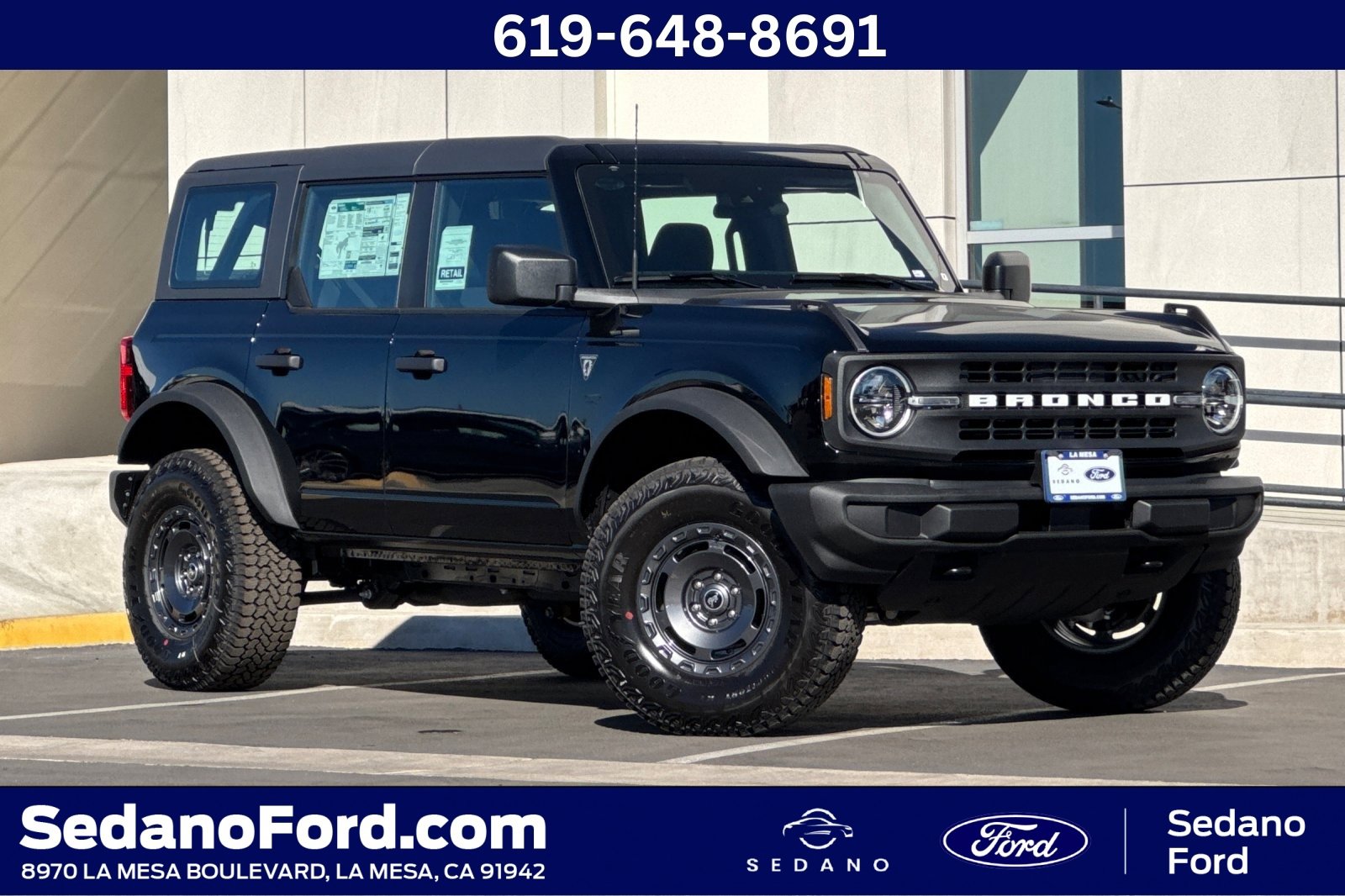 New 2025 Ford Bronco 4-Door w/ Sasquatch Package