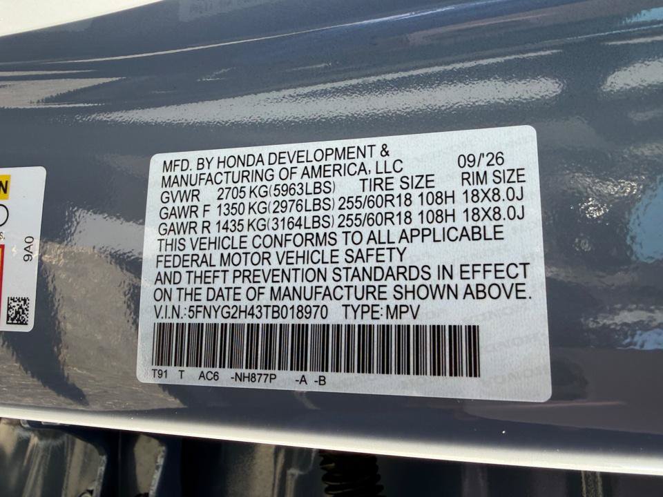 New 2026 Honda Pilot EX-L image 35