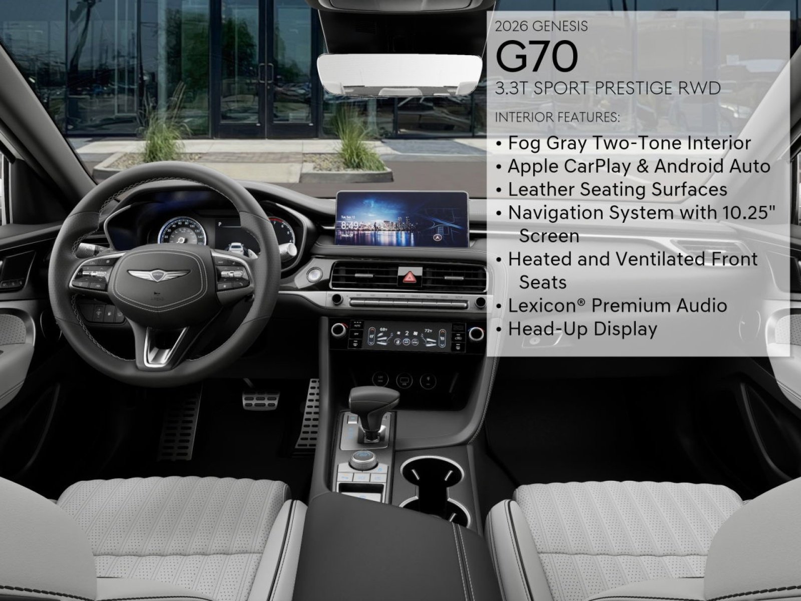 New 2026 Genesis G70 3.3T Sport Prestige image 15