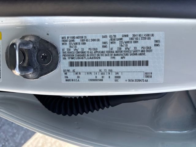 Used 2020 Ford Escape SEL image 30