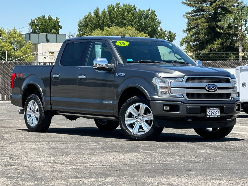 Certified 2018 Ford F150 Platinum w/ Equipment Group 701A Luxury AWD/4WD image 1