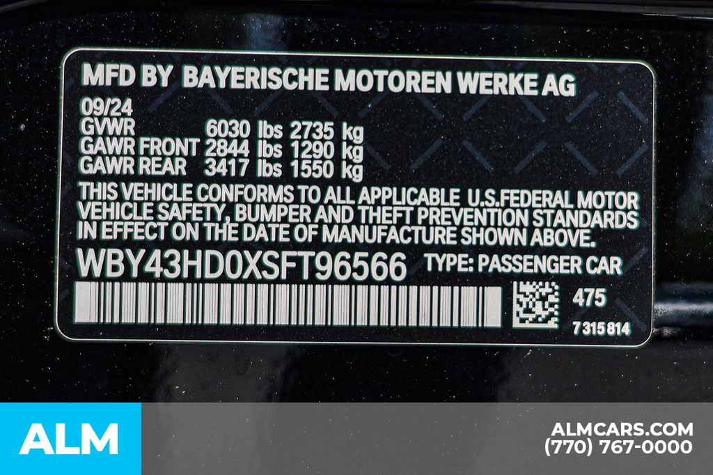 Used 2025 BMW i4 xDrive40i w/ Parking Assistance Package image 65