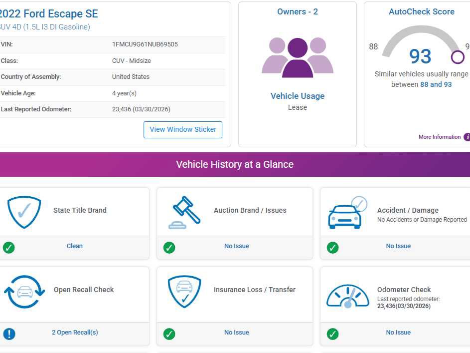 Used 2022 Ford Escape SE w/ Convenience Package image 4