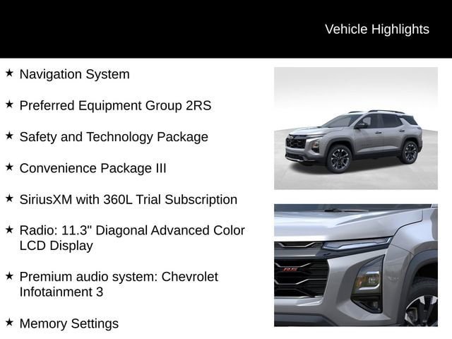 New 2026 Chevrolet Equinox RS AWD/4WD image 17
