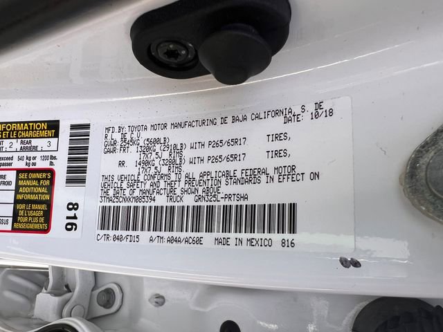 Used 2019 Toyota Tacoma TRD Sport w/ Technology Package RWD image 37