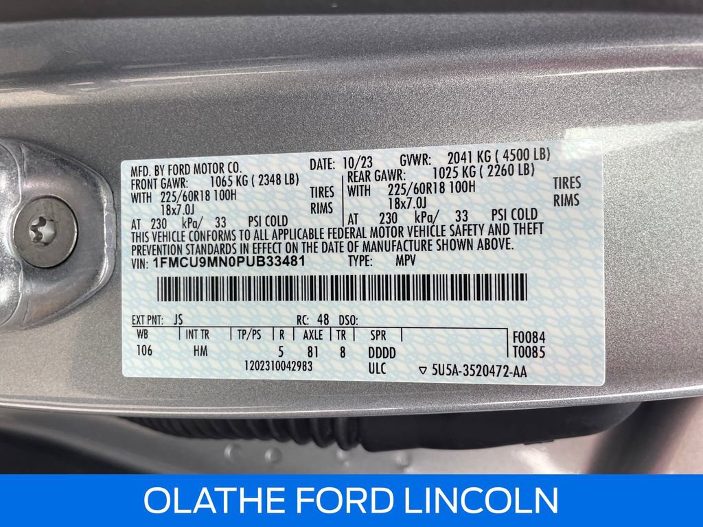 Used 2023 Ford Escape ST-Line w/ Tech Pack #1 image 29