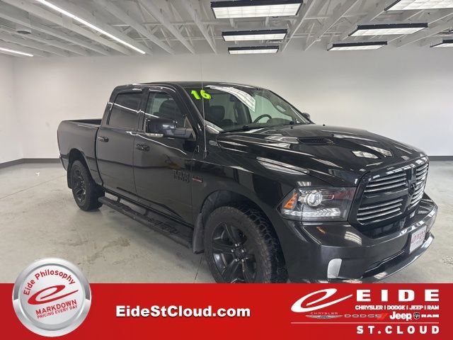 Used 2016 RAM 1500 Sport w/ Black Ram 1500 Sport Group