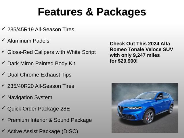 Used 2024 Alfa Romeo Tonale Veloce image 13