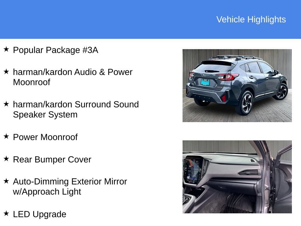 Used 2024 Subaru Crosstrek 2.5i Limited w/ Popular Package #3A AWD/4WD image 5
