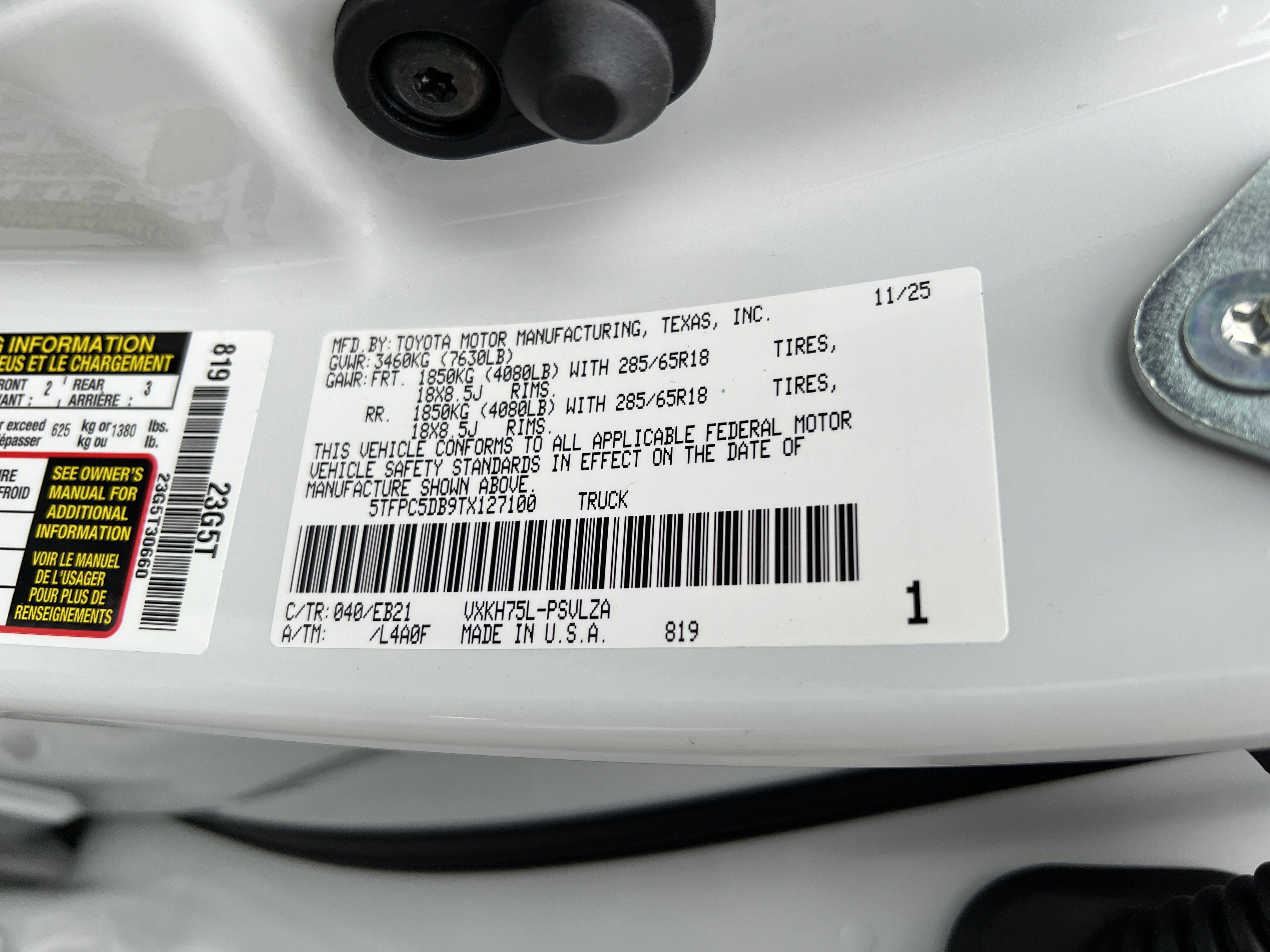 New 2026 Toyota Tundra TRD Pro image 8