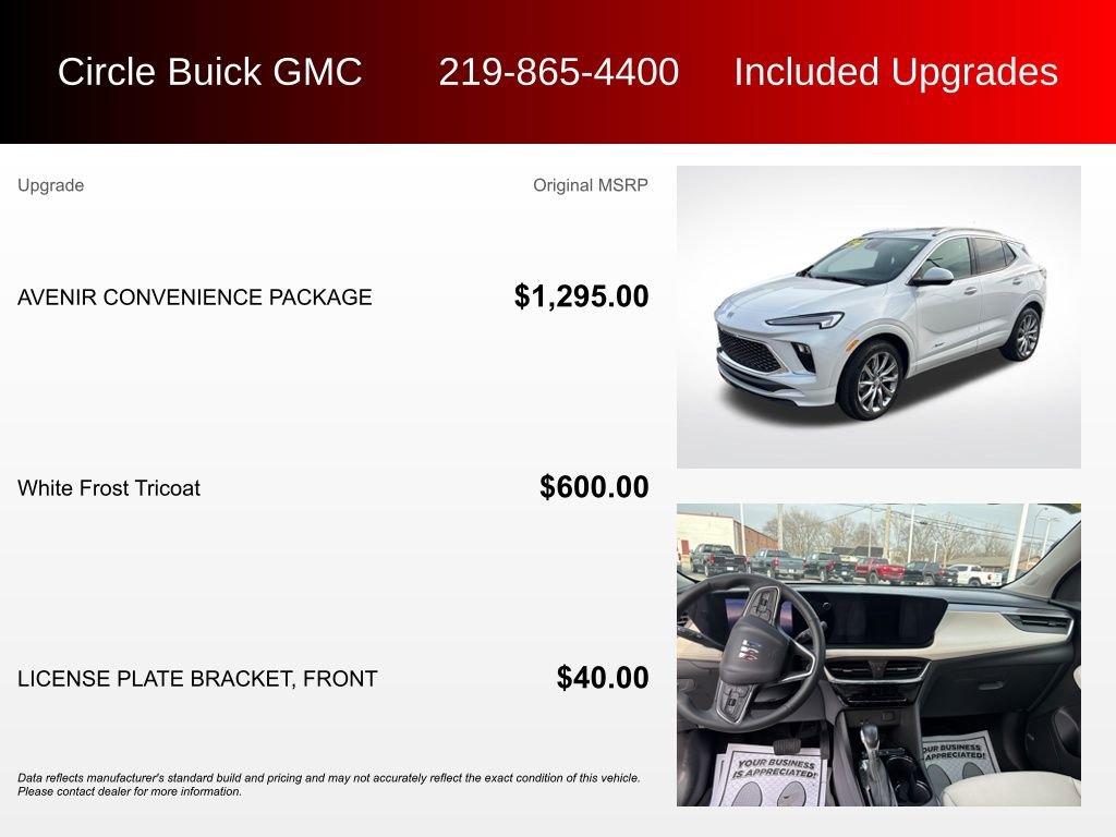 Used 2024 Buick Encore GX Avenir w/ Avenir Convenience Package AWD/4WD image 3
