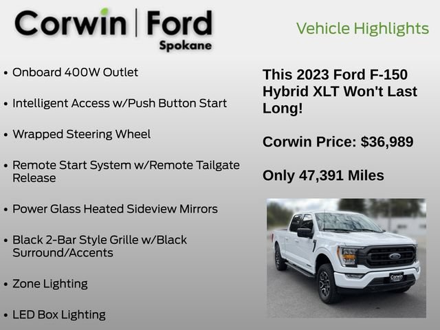 Used 2023 Ford F150 XLT w/ Equipment Group 302A High AWD/4WD image 37