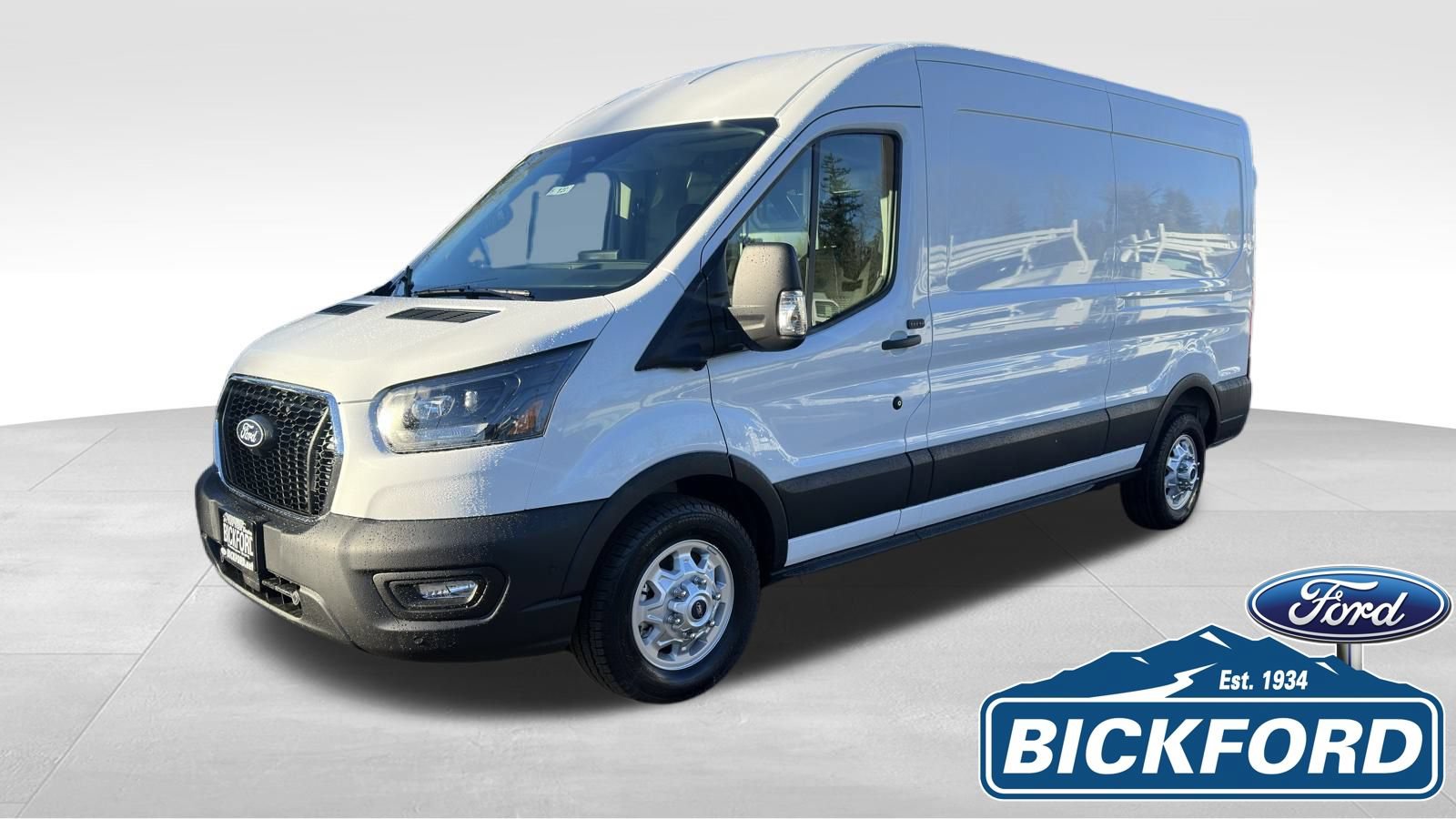 New 2026 Ford Transit 350 148 Medium Roof w/ Electrician Trade Package RWD image 1
