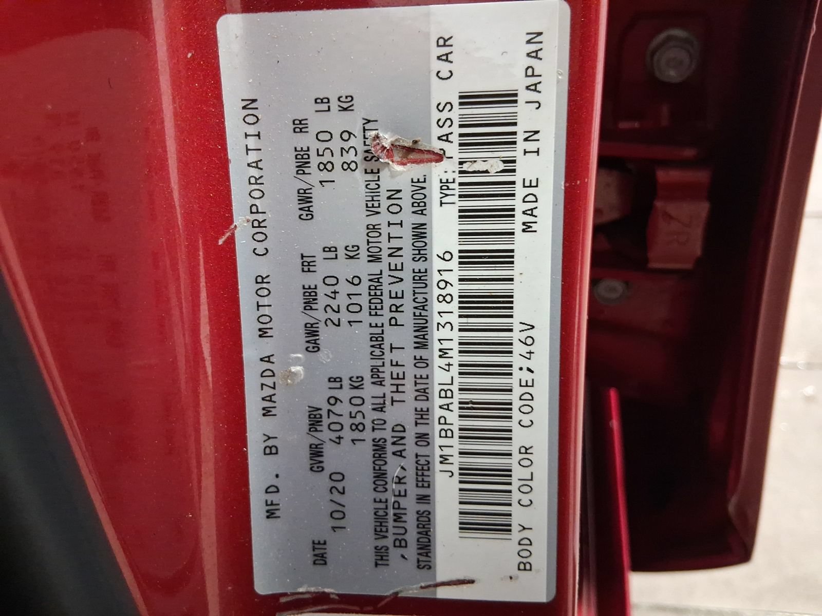 Certified 2021 MAZDA MAZDA3 s FWD image 26