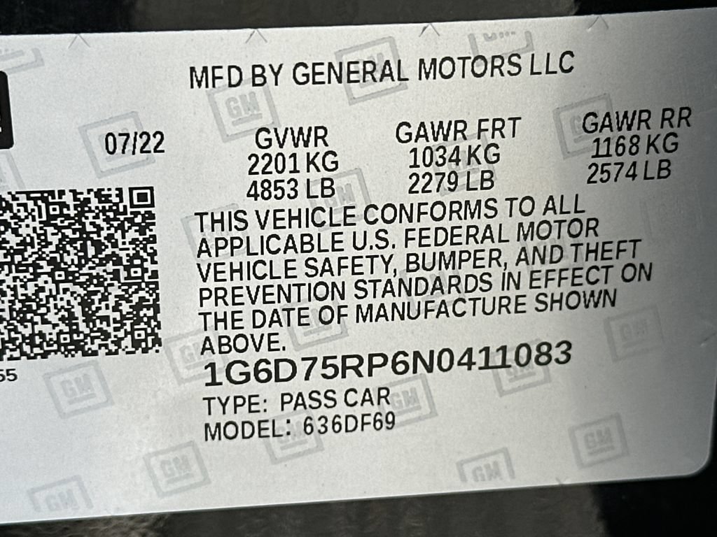 Certified 2022 Cadillac CT4 V Blackwing w/ Driver Assist Package RWD image 34