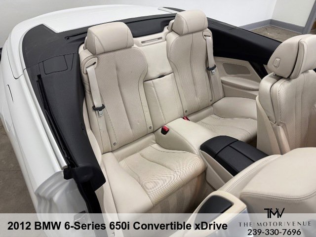 Used 2012 BMW 650i xDrive Convertible AWD/4WD image 28