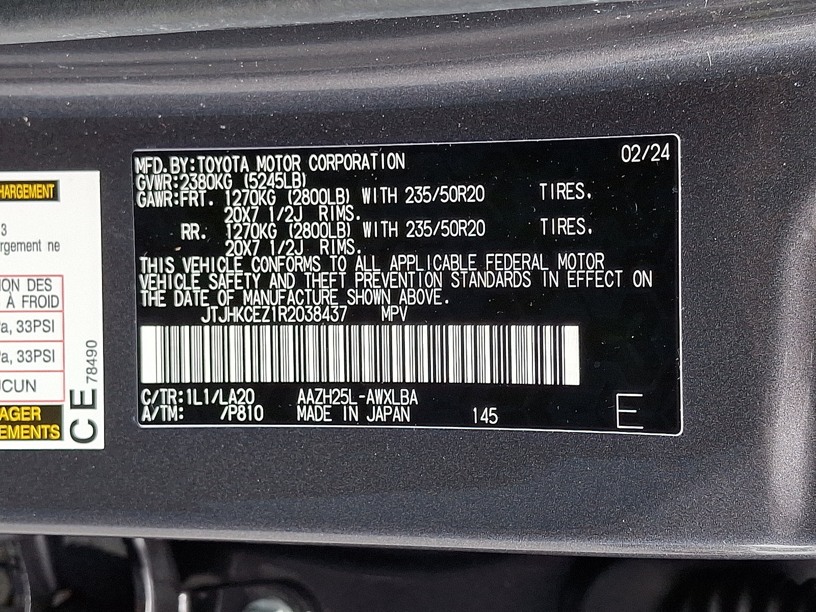 Used 2024 Lexus NX 350h AWD w/ Vision Package image 27