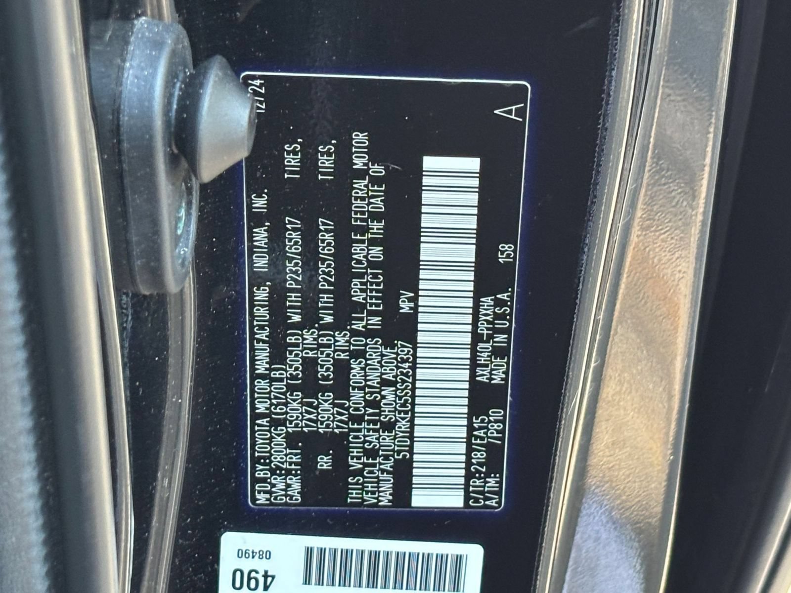 Used 2025 Toyota Sienna XLE FWD image 12