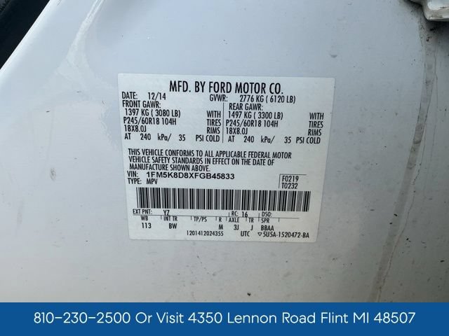 Used 2015 Ford Explorer XLT w/ Equipment Group 202B AWD/4WD image 29