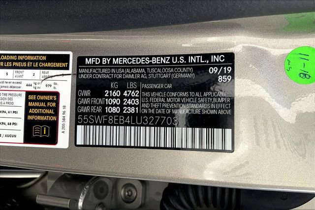 Certified 2020 Mercedes-Benz C 300 4MATIC Sedan image 30