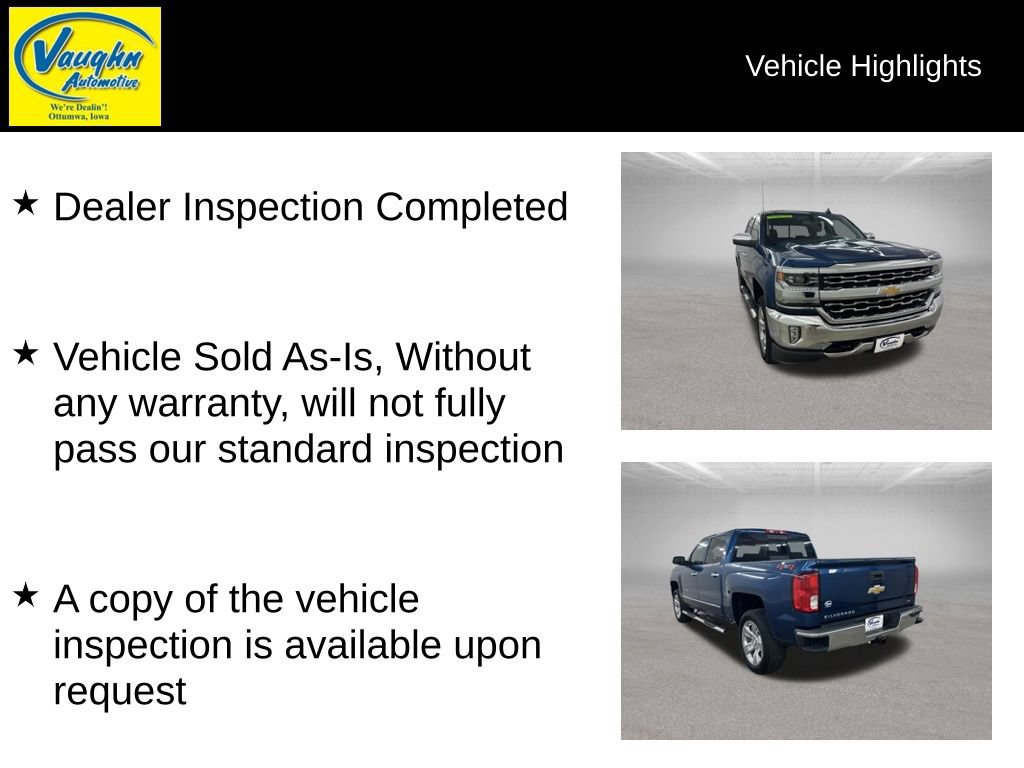 Used 2018 Chevrolet Silverado 1500 LTZ w/ Sport Package AWD/4WD image 2