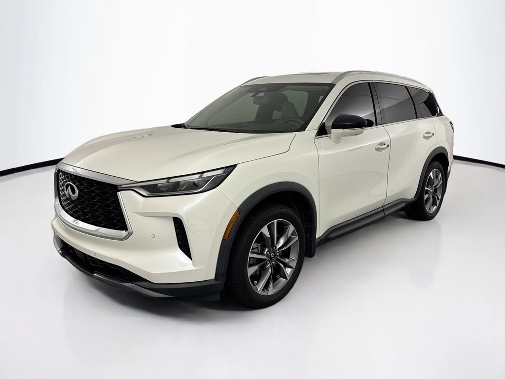 Used 2022 INFINITI QX60 Luxe w/ Cargo Package AWD/4WD video 1