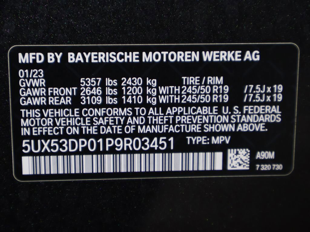 Used 2023 BMW X3 xDrive30i w/ Convenience Package AWD/4WD image 47