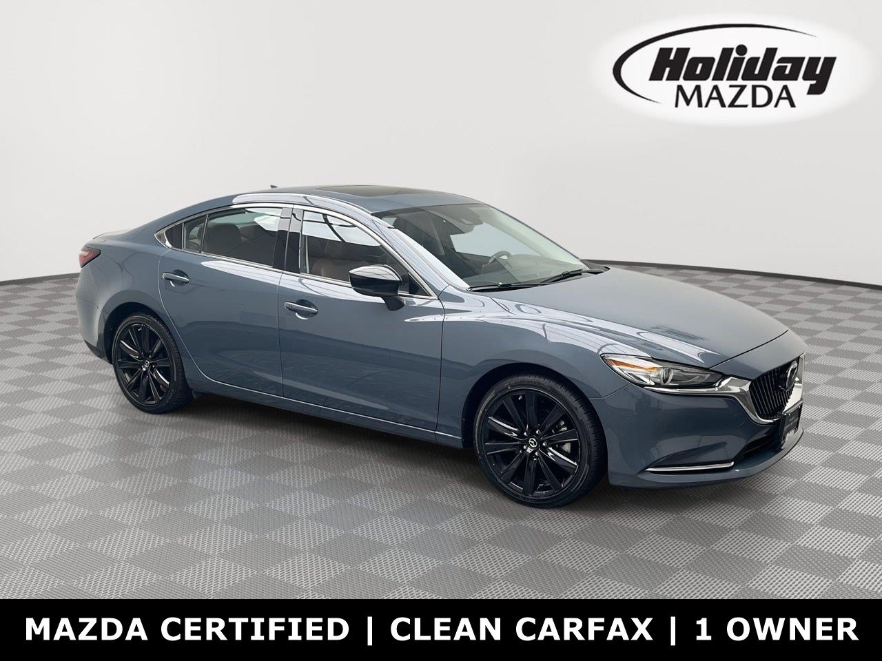 Certified 2021 MAZDA MAZDA6 Carbon Edition FWD image 1