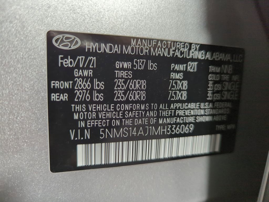 Used 2021 Hyundai Santa Fe SE FWD image 24