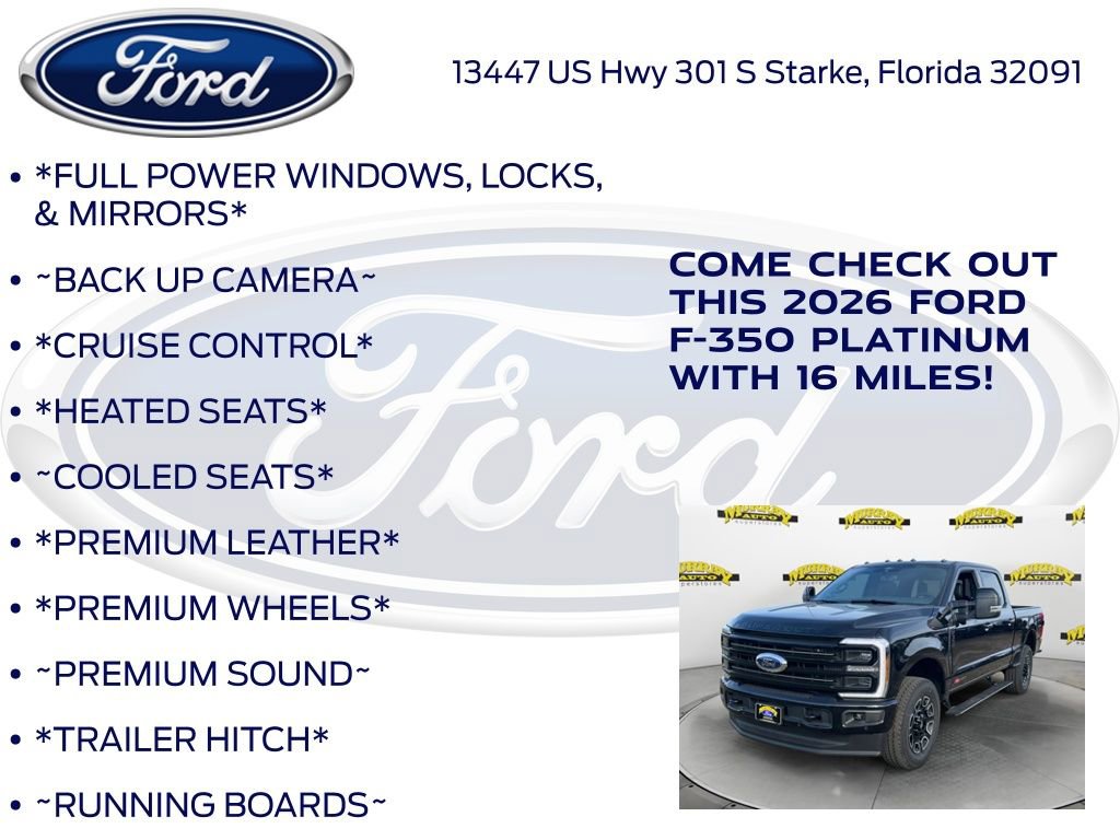 New 2026 Ford F350 Platinum image 10