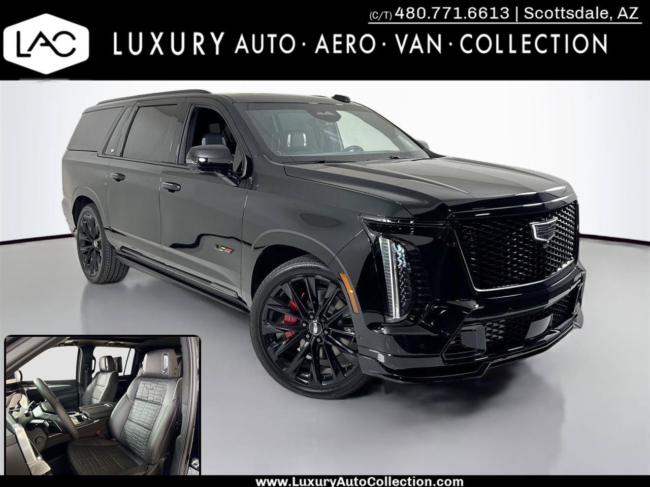 Used 2025 Cadillac Escalade ESV V w/ LPO, ONYX Package